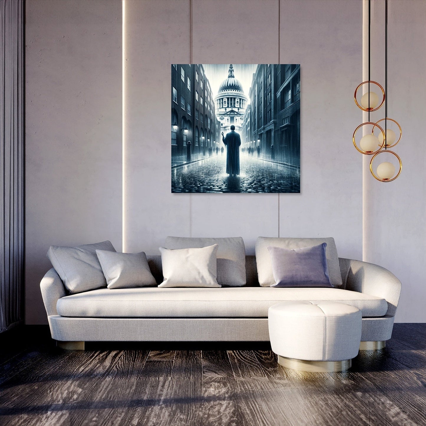 Vow Amidst the Rain Canvas