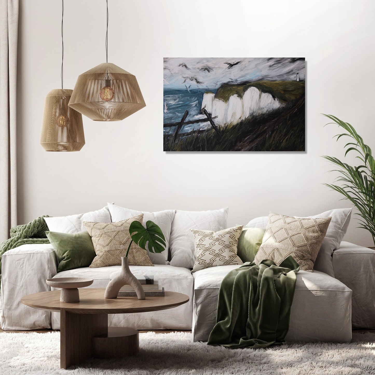 Flamborough Head Coast Canvas