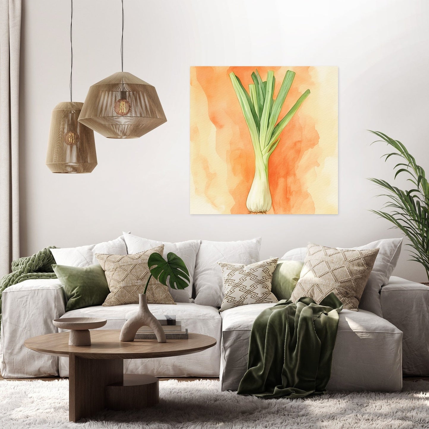 Leek Harmony Canvas