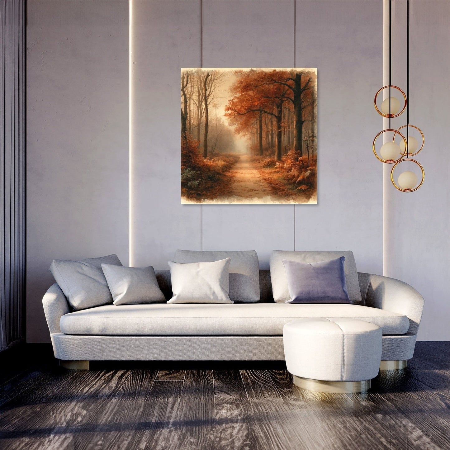 Autumn Pathway Canvas
