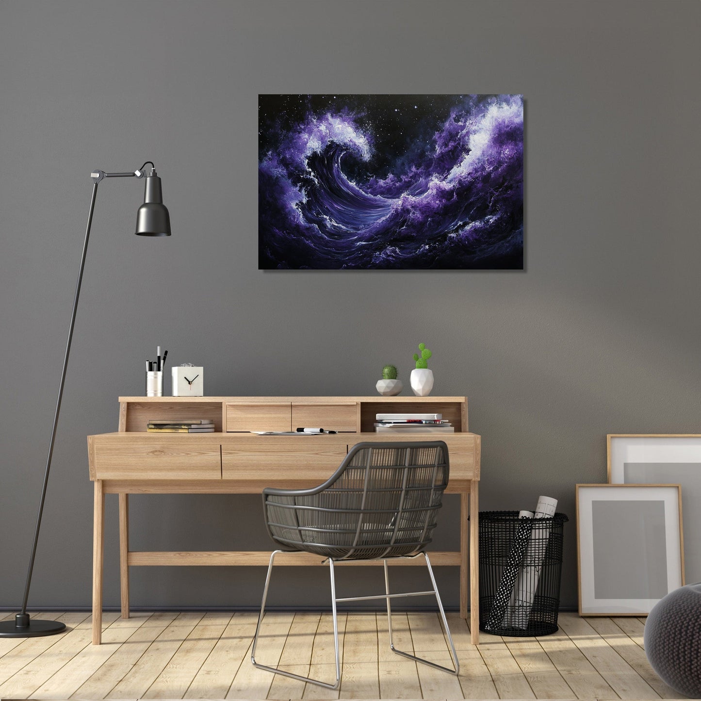 Cosmic Wave Canvas