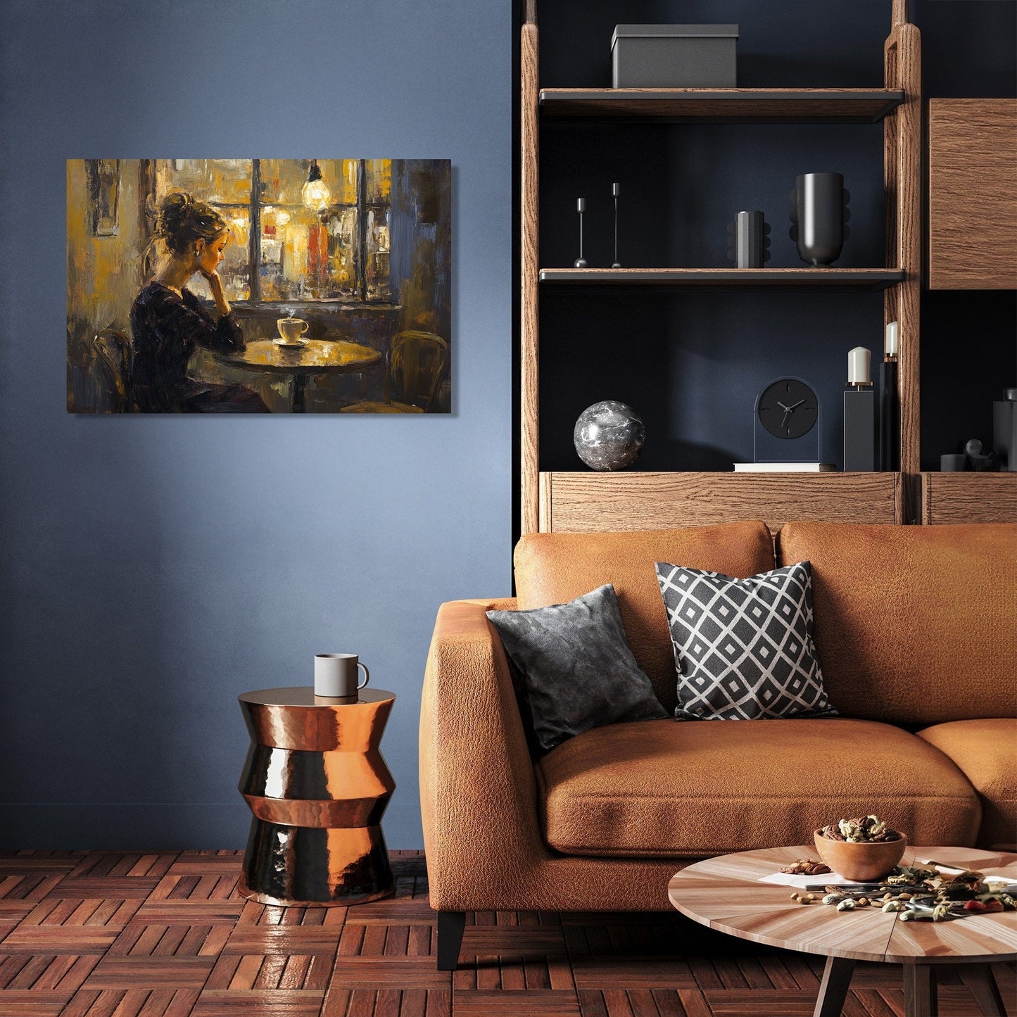 Dusk Coffee Moments Canvas