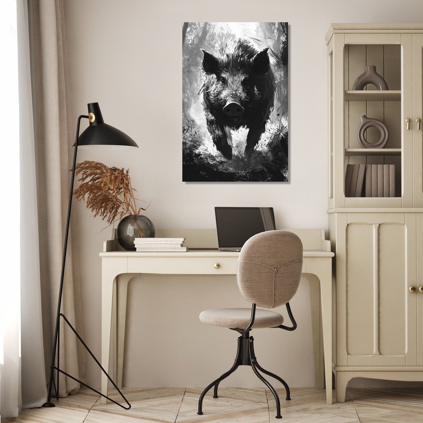 Untamed Boar Canvas