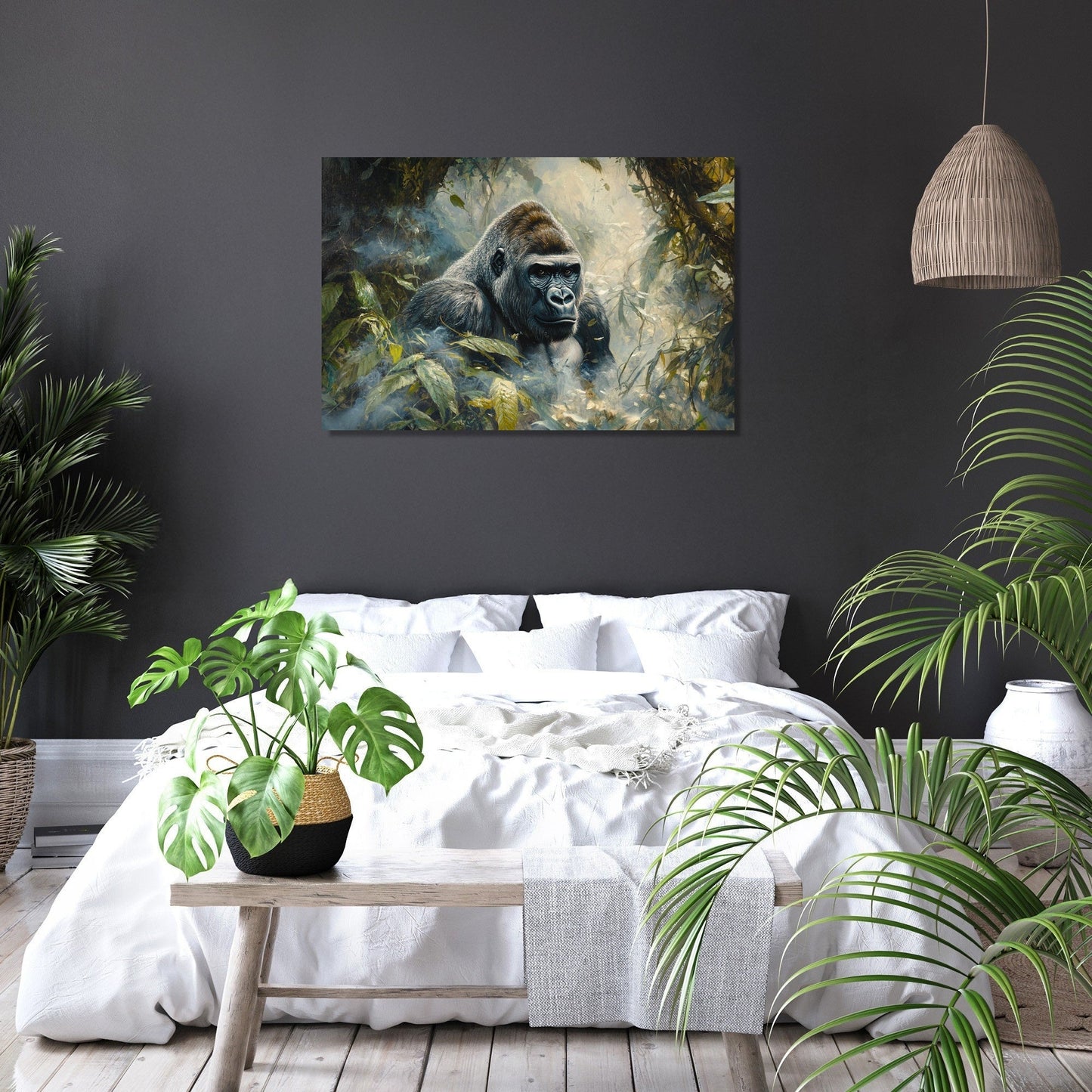 Silverback Jungle Canvas