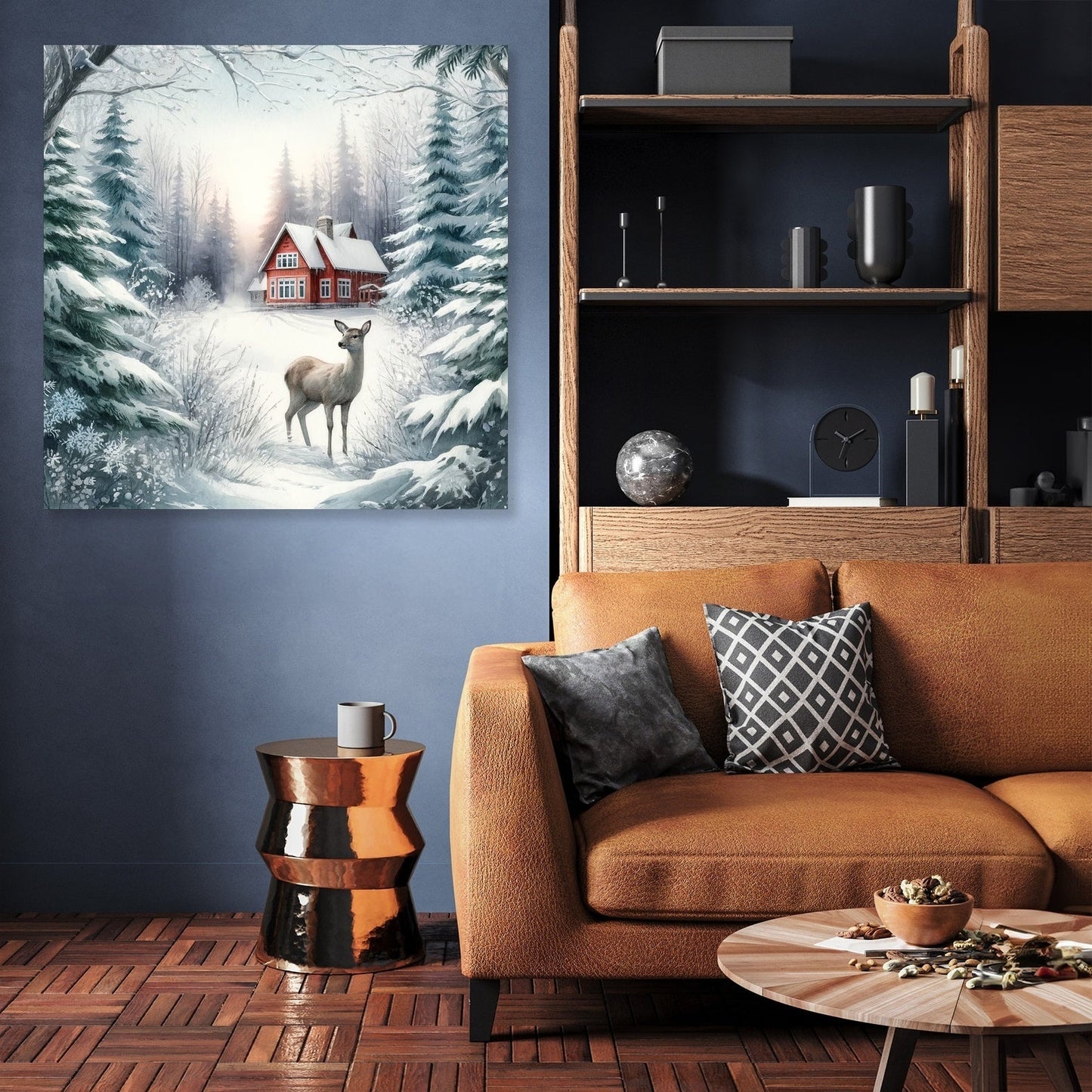 Winter's Gentle Gaze Canvas