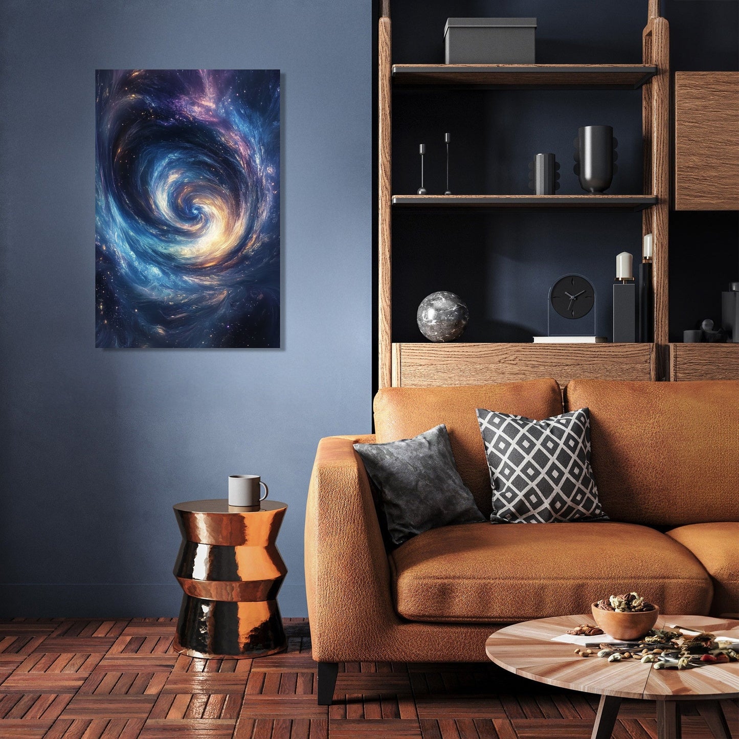 Cosmic Wormhole Canvas