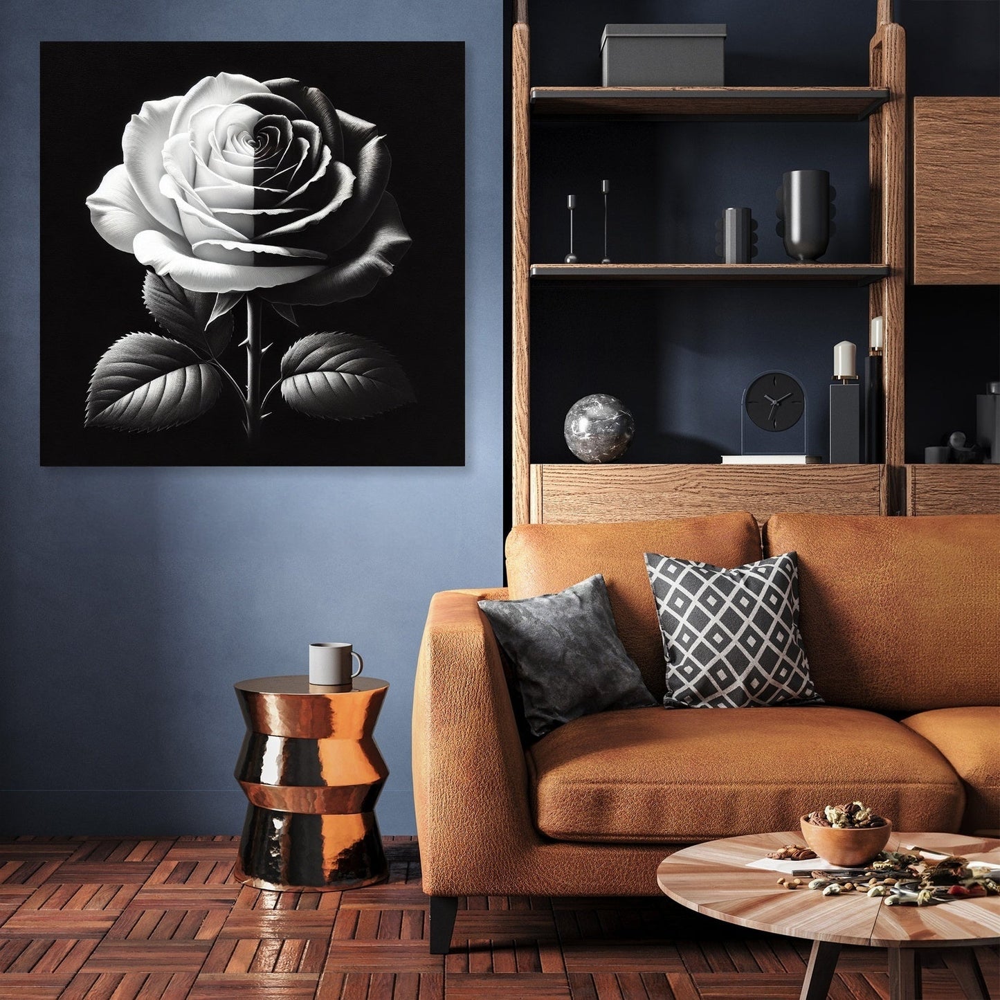 Duality Rose Canvas