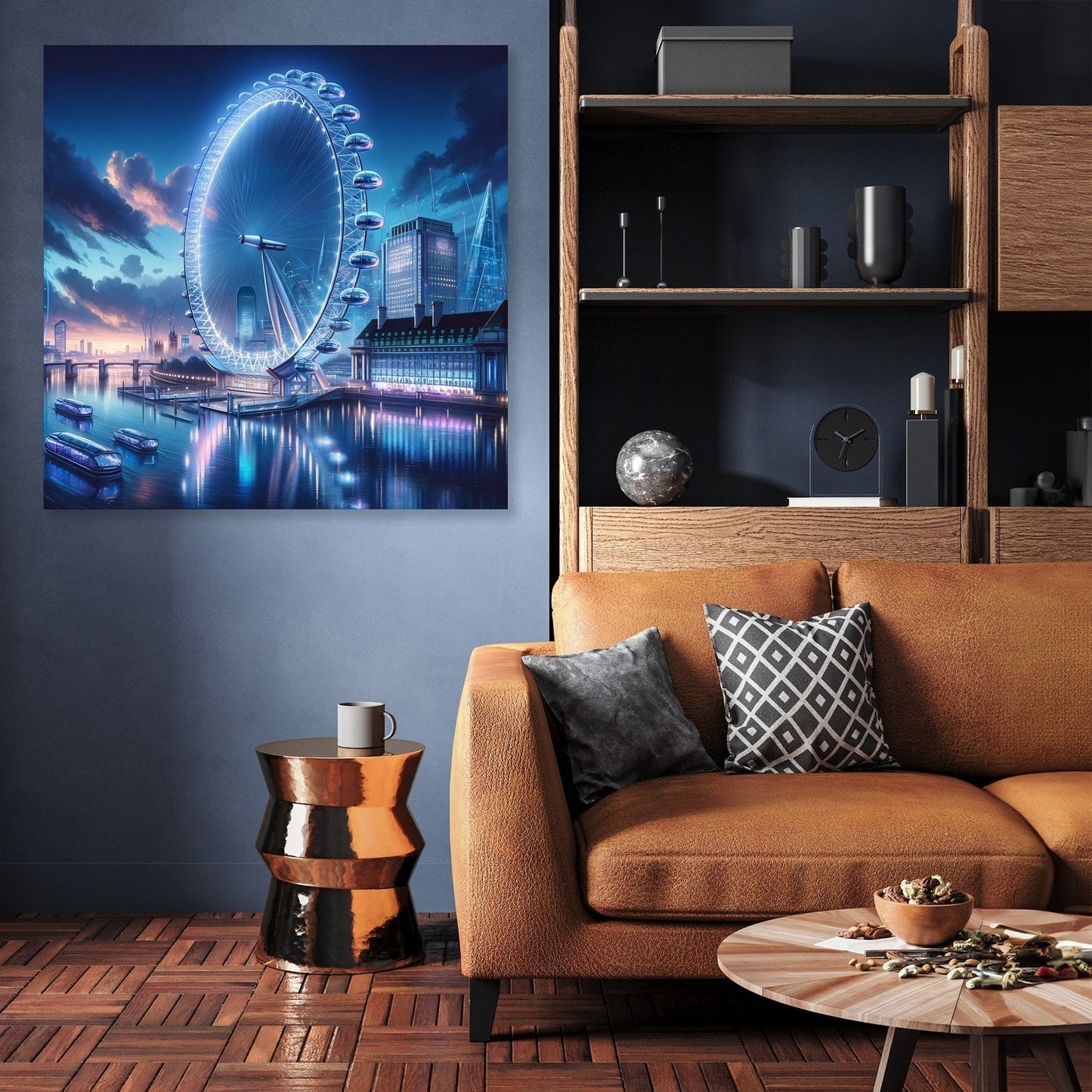 Futuristic London Eye Canvas