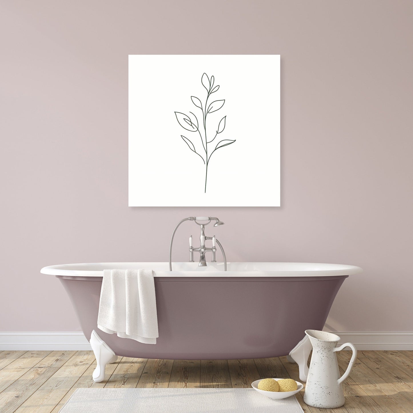 Elegant Stem Canvas