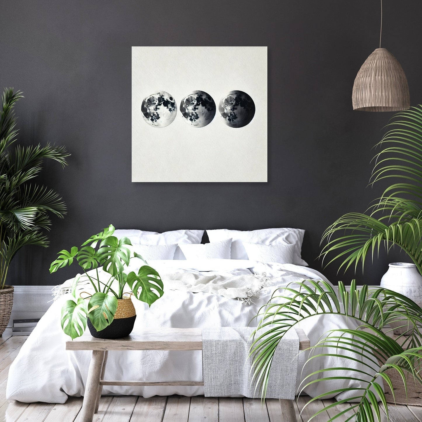 Lunar Phases Canvas