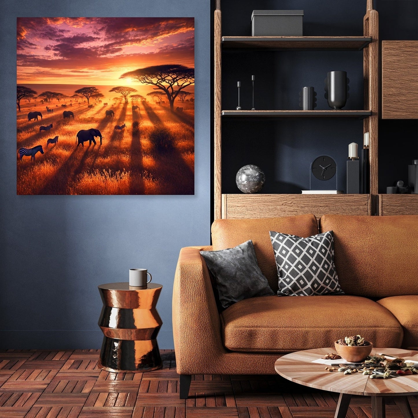 Golden Savannah Canvas