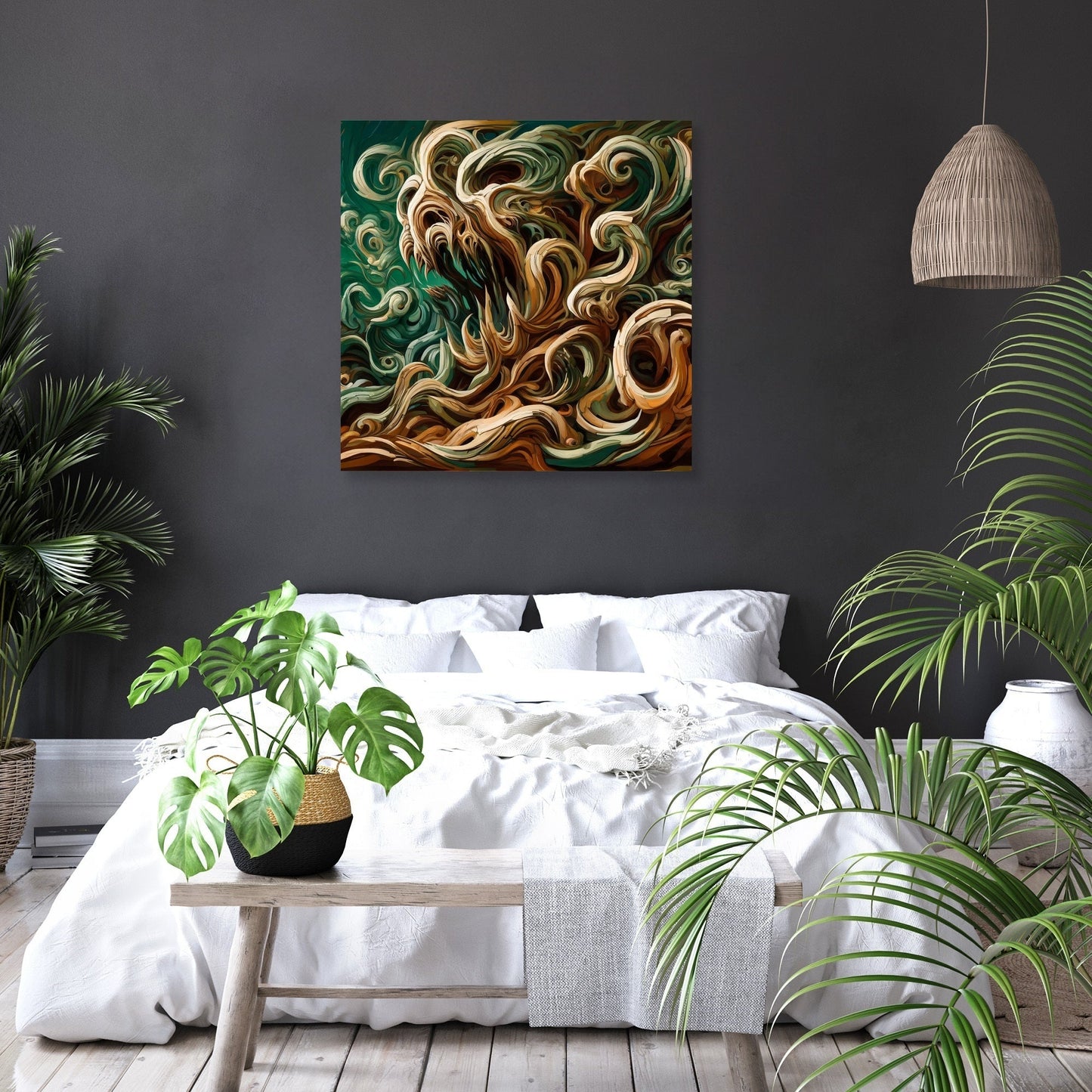 Disgust Distorted Canvas