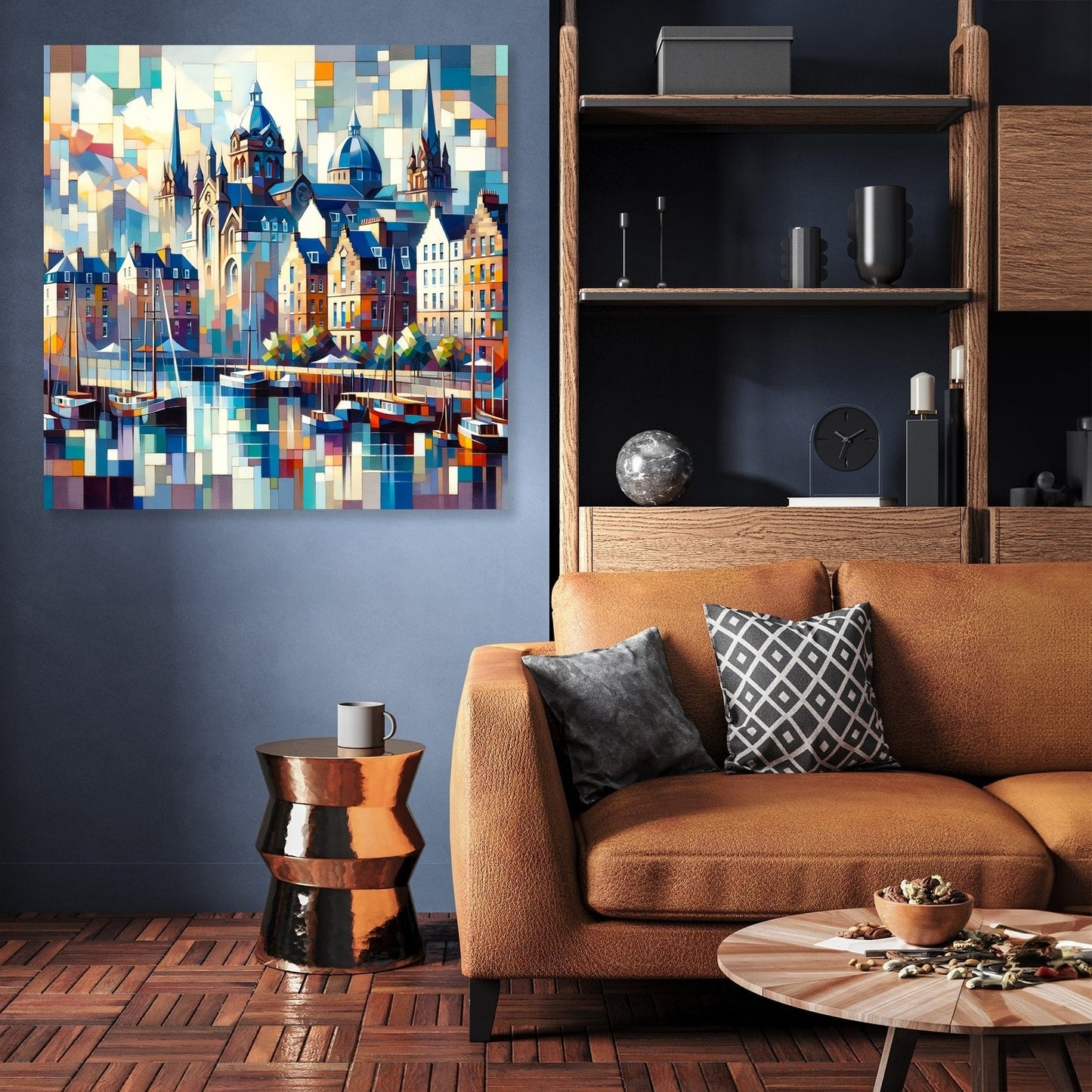 Edinburgh's Cubist Leith Marina Canvas