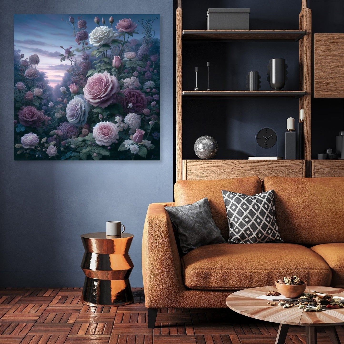 Victorian Elegance Roses Canvas