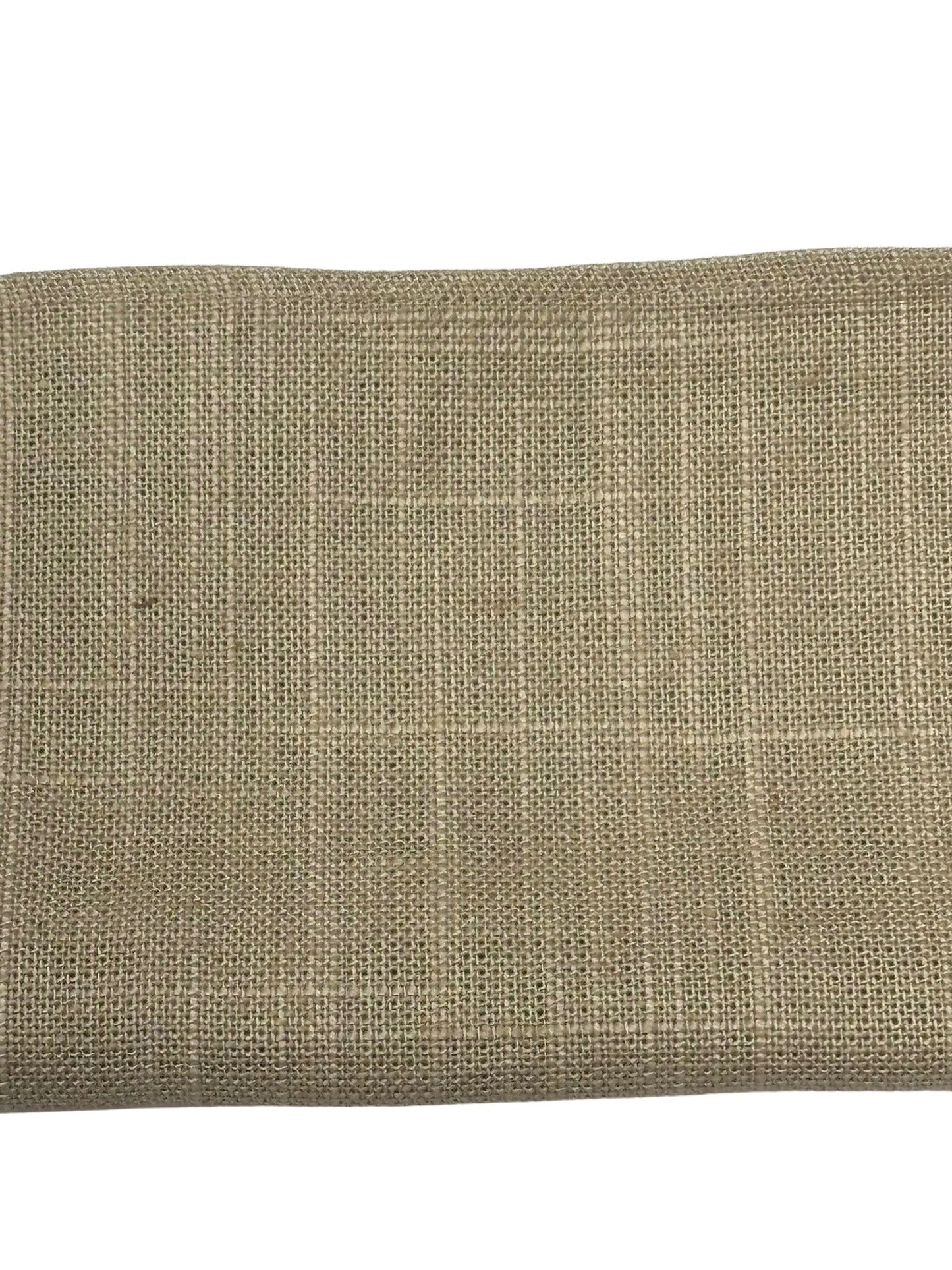 matching beige cream linen pocket square and tie