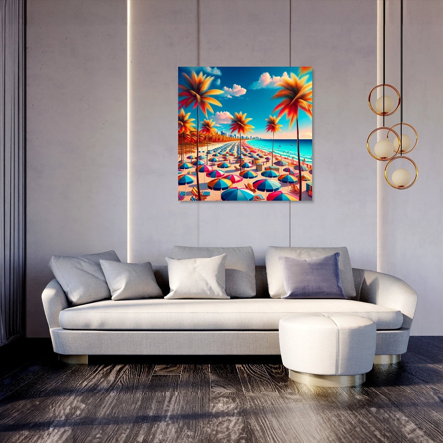 Sunny Miami Bliss Canvas