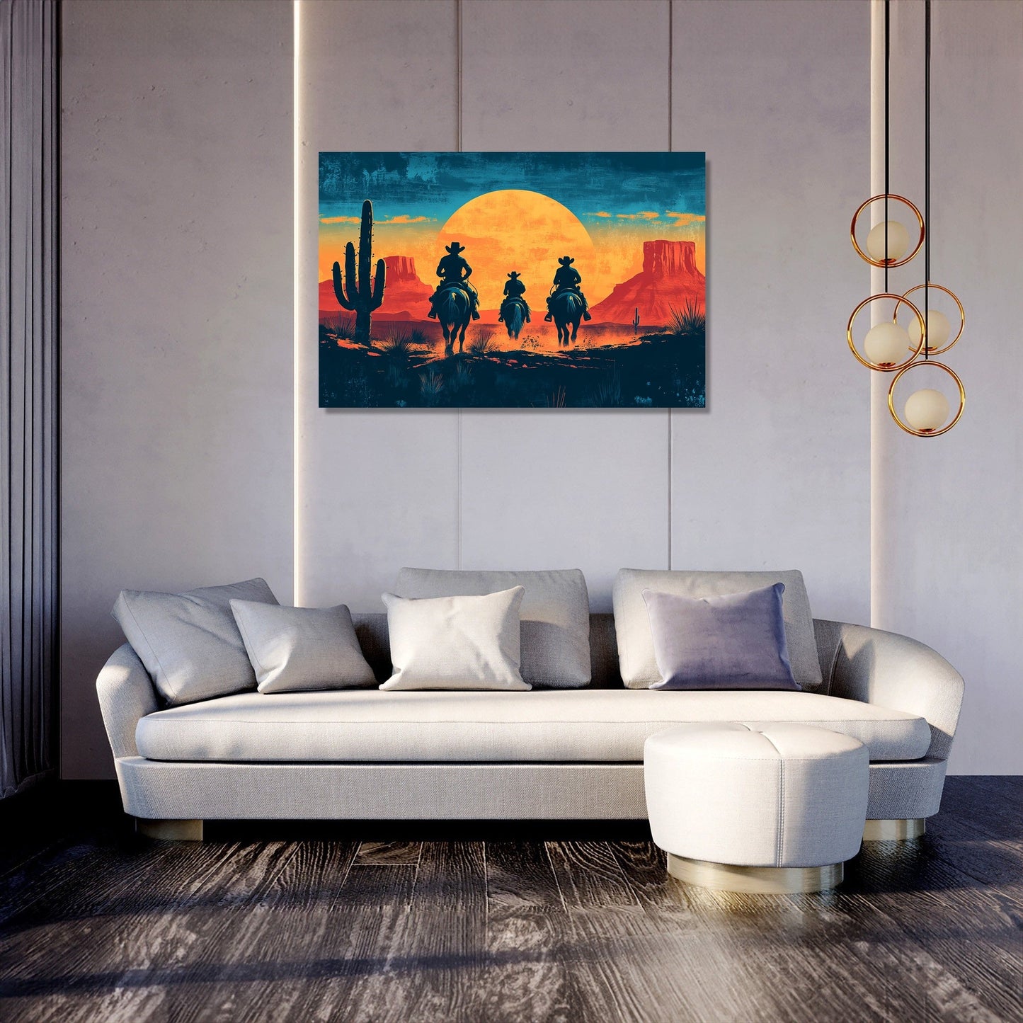 Cowboy Frontier Canvas