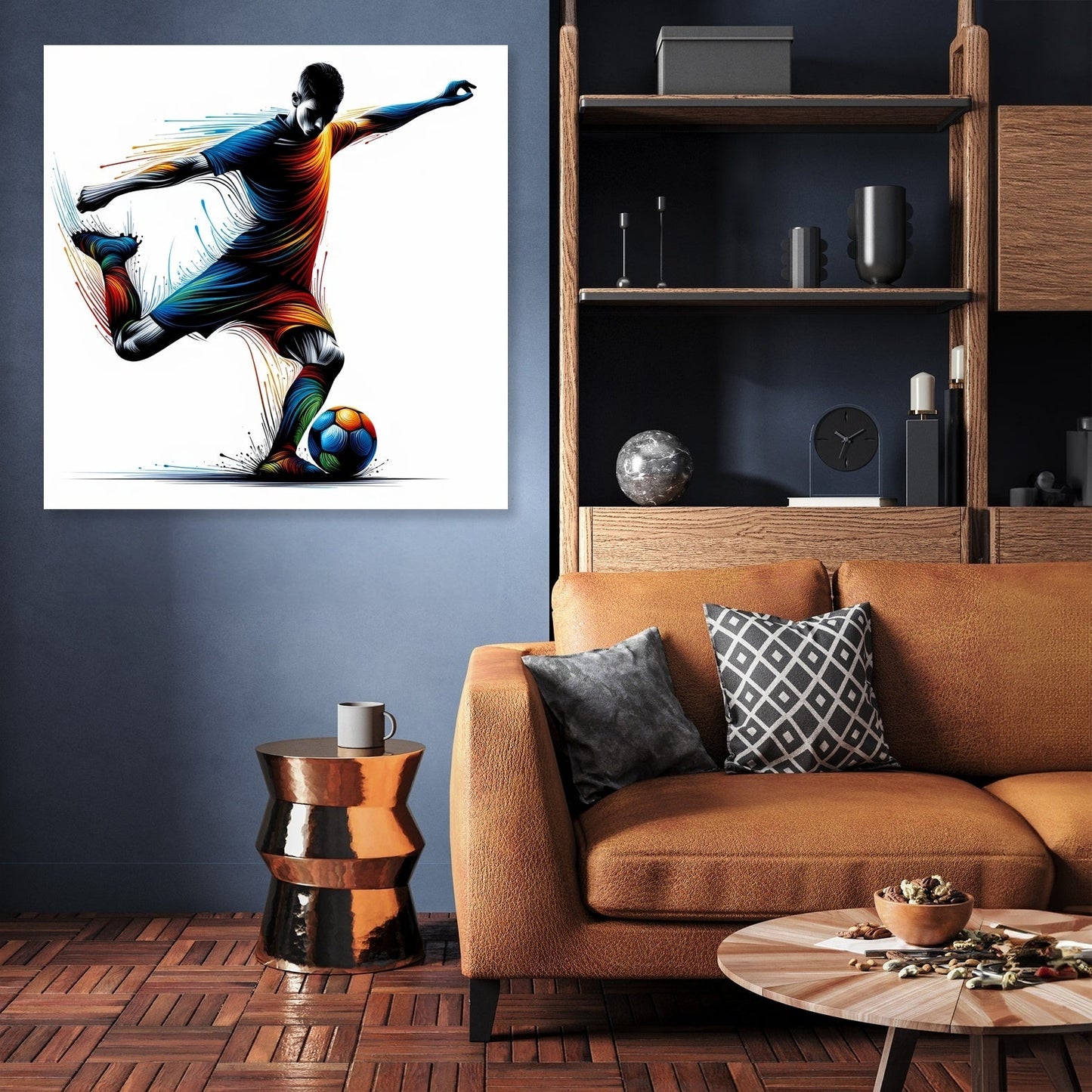 Dynamic Football Canvas