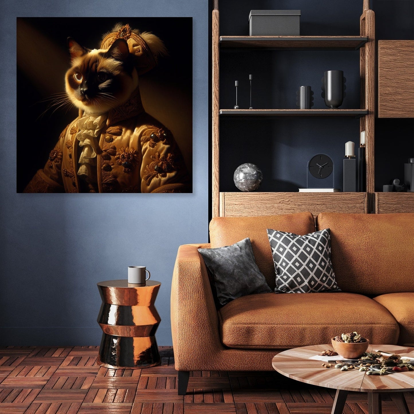 Regal Siamese Royalty Canvas