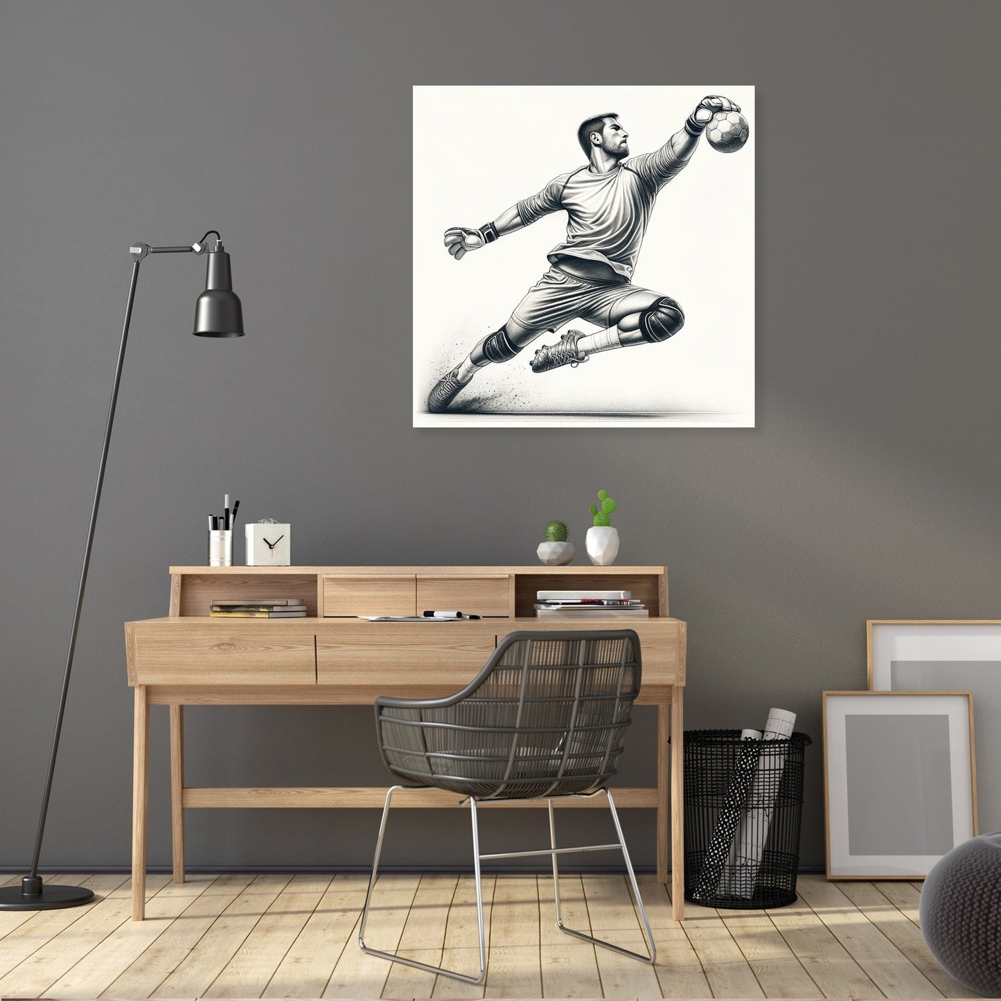 Goalkeeper's Reflex Canvas