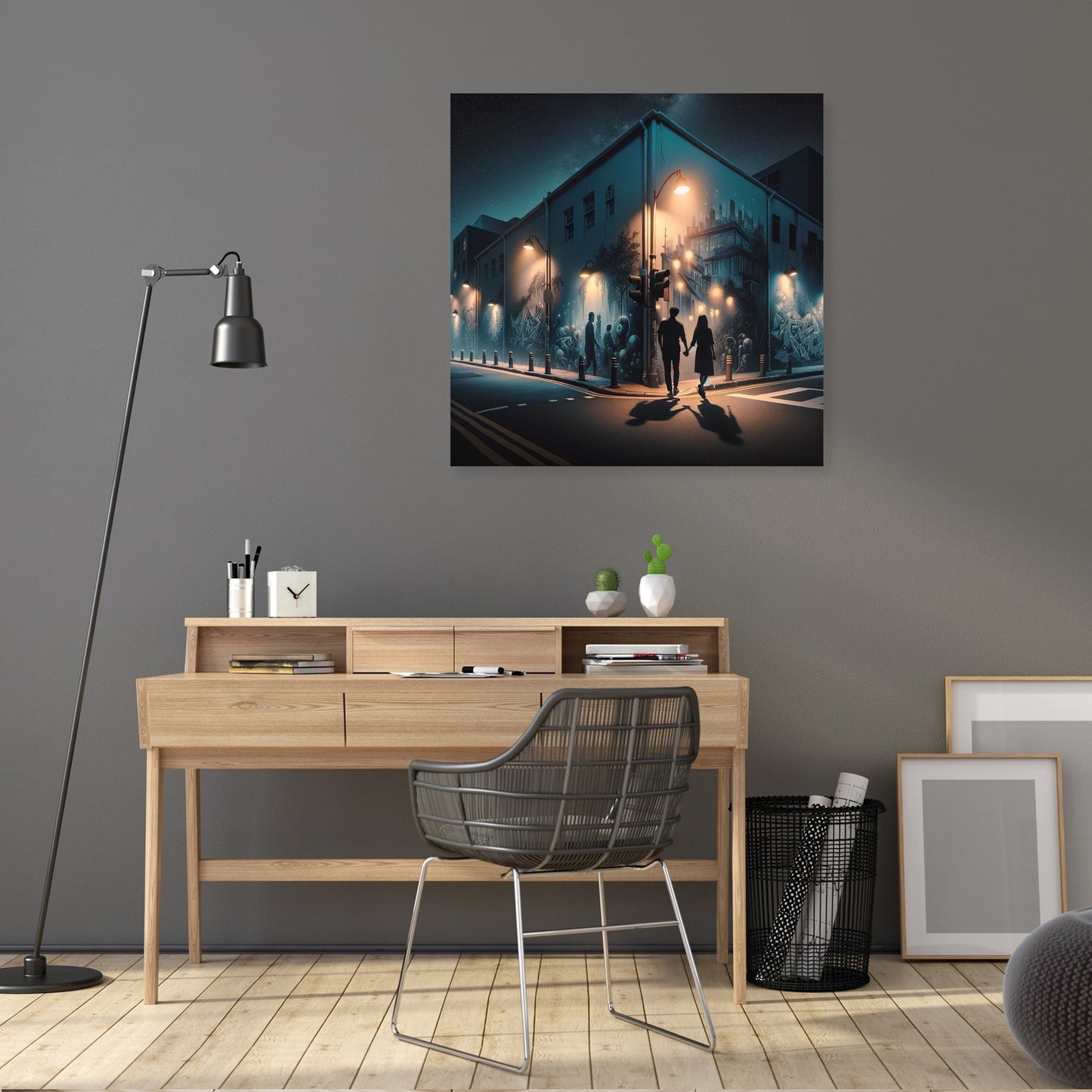 Midnight Mural Walk Canvas
