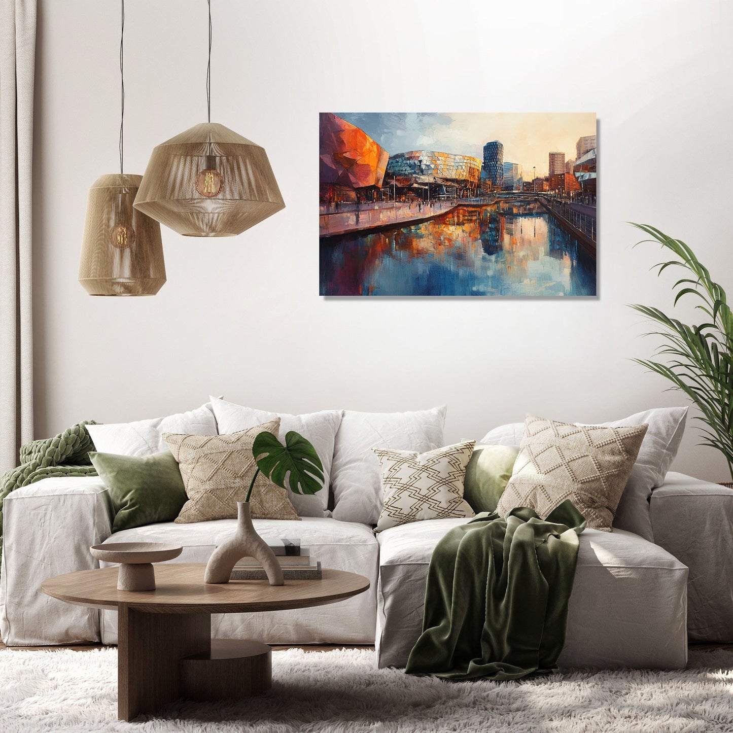 Birmingham Futurism Canvas