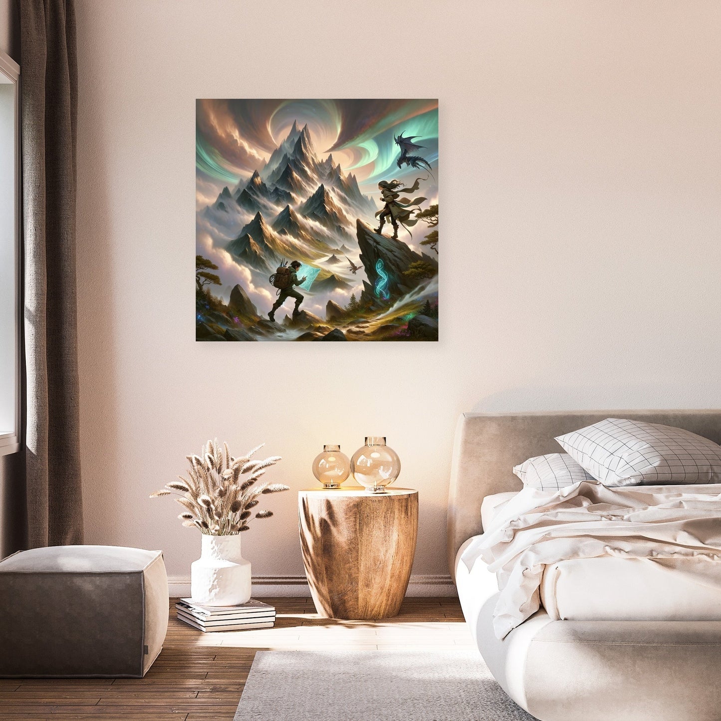 Mystical Mountain Journey Canvas