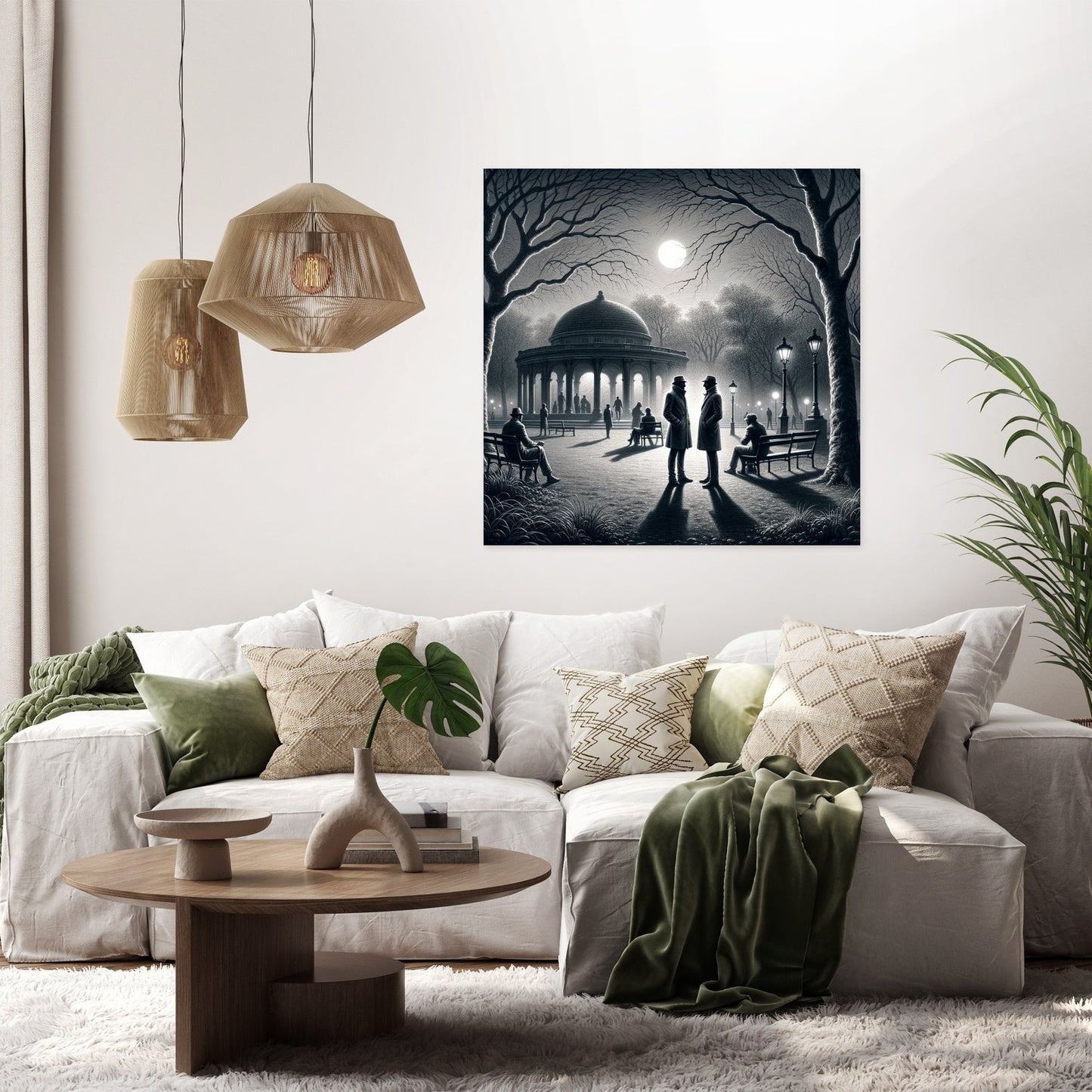 Moonlit Conspiracies Canvas