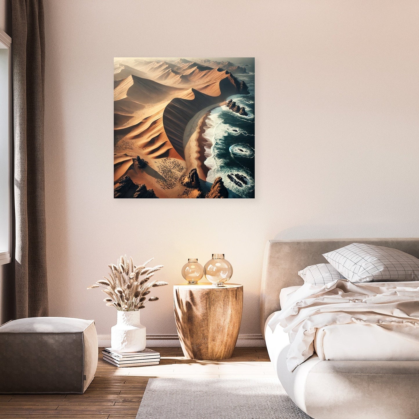 Desert Meets Ocean Canvas