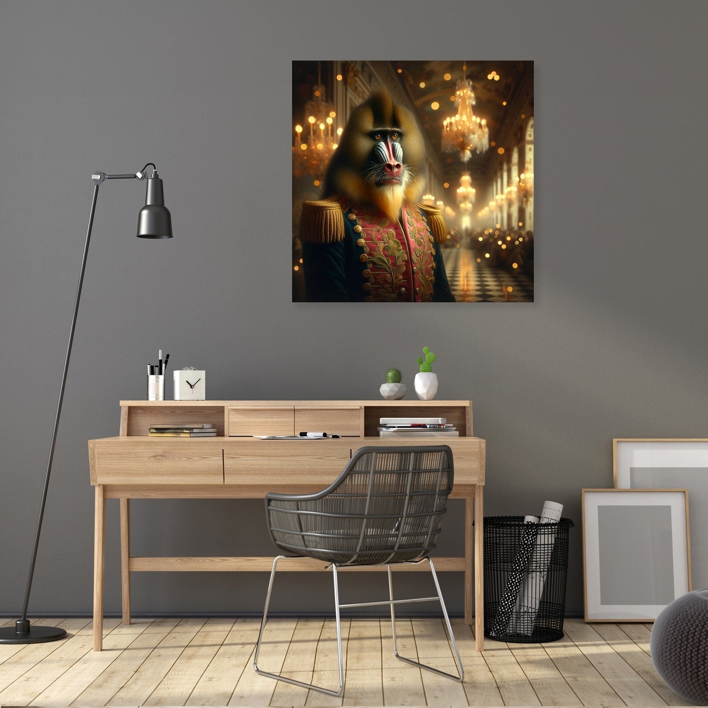 Regal Mandrill Majesty Canvas