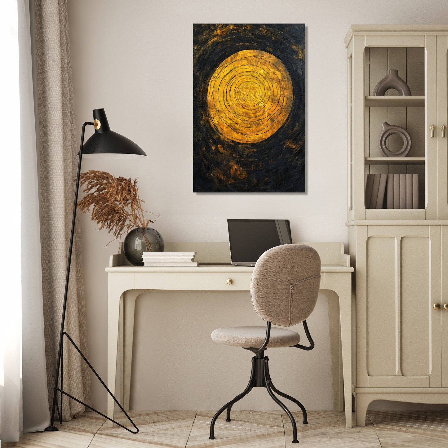 Spiralling Glow Canvas