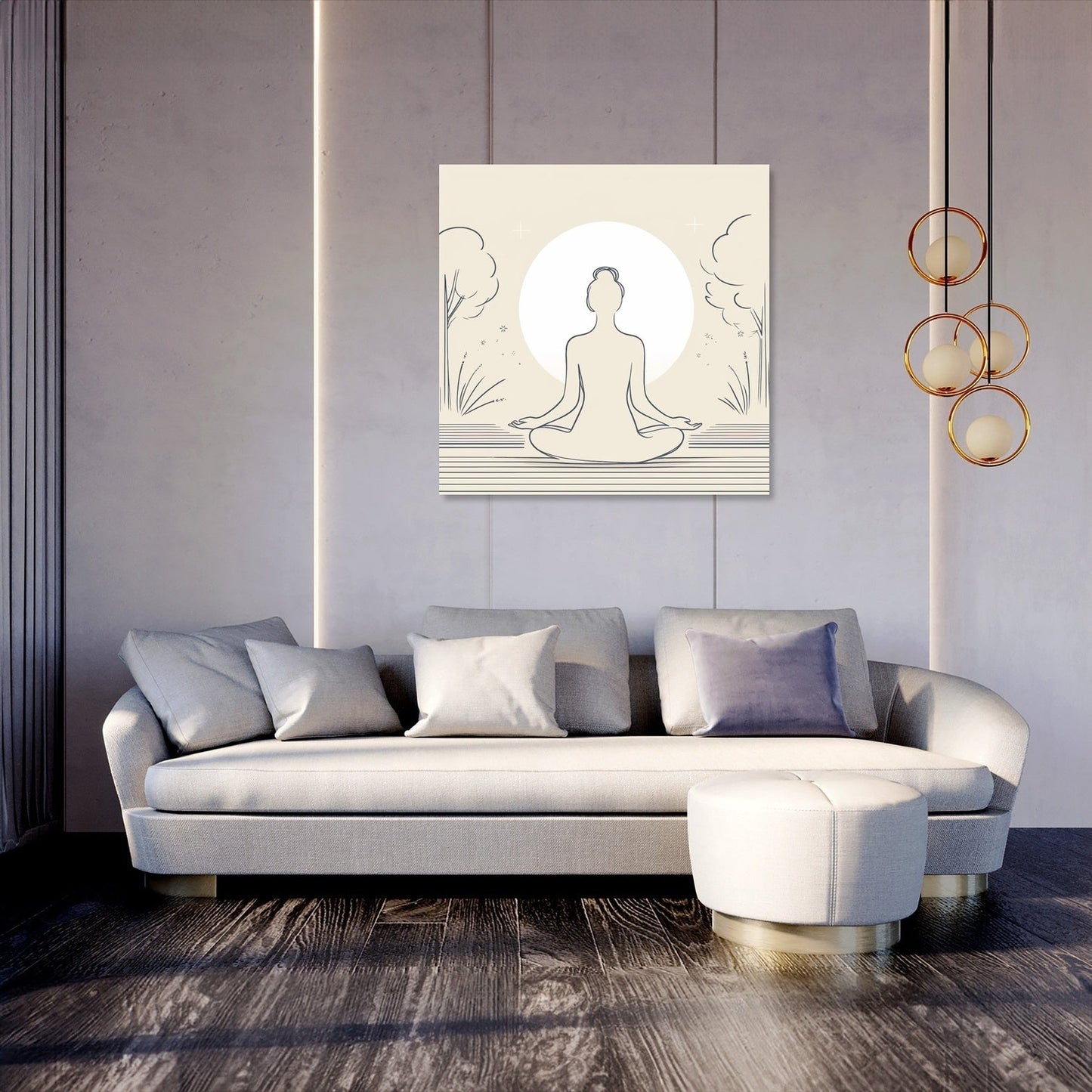 Serene Meditation Canvas