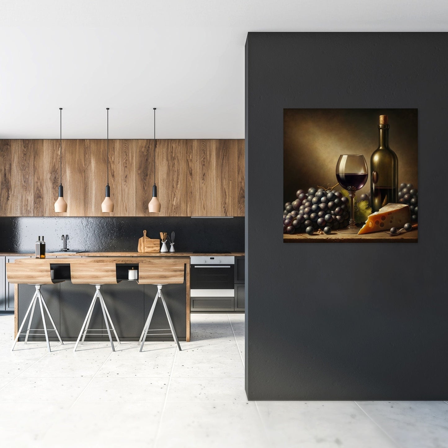 Vintage Vino Canvas