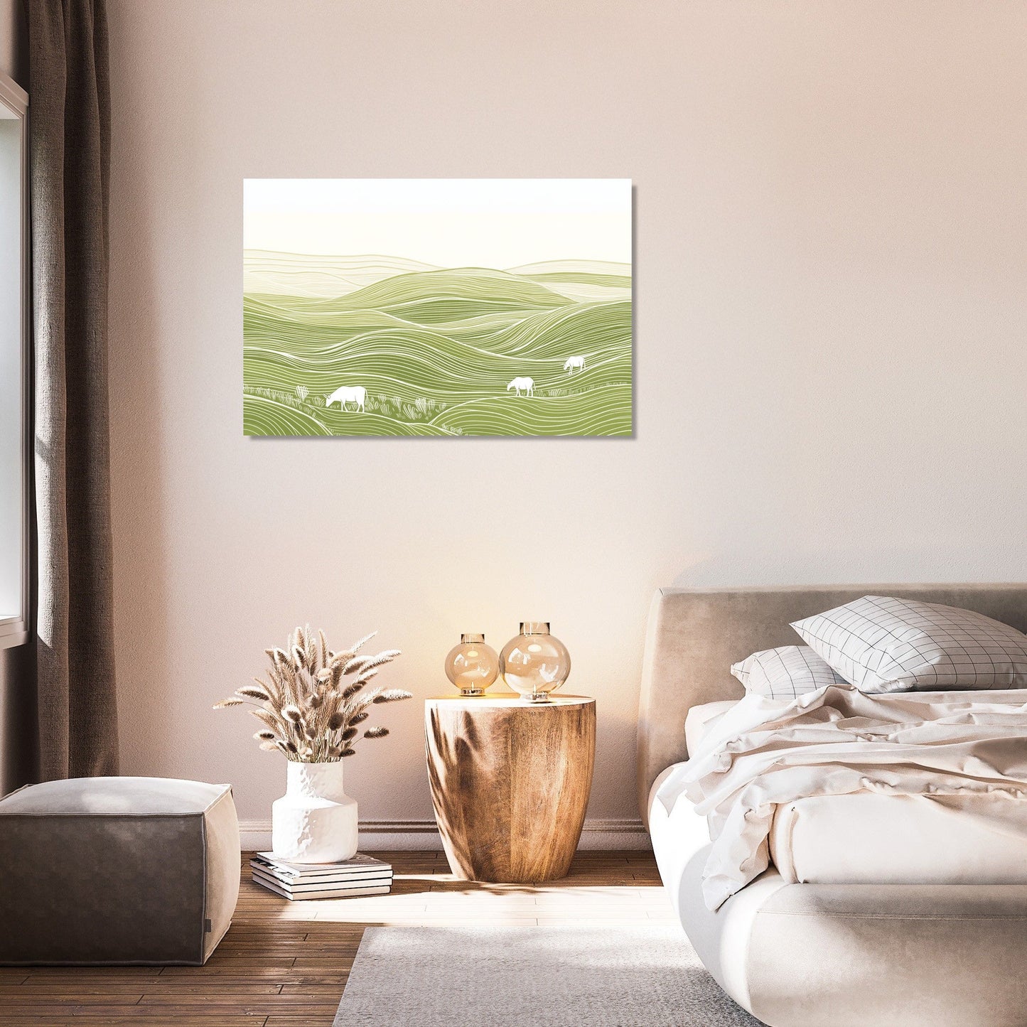 Grazing Fields Canvas