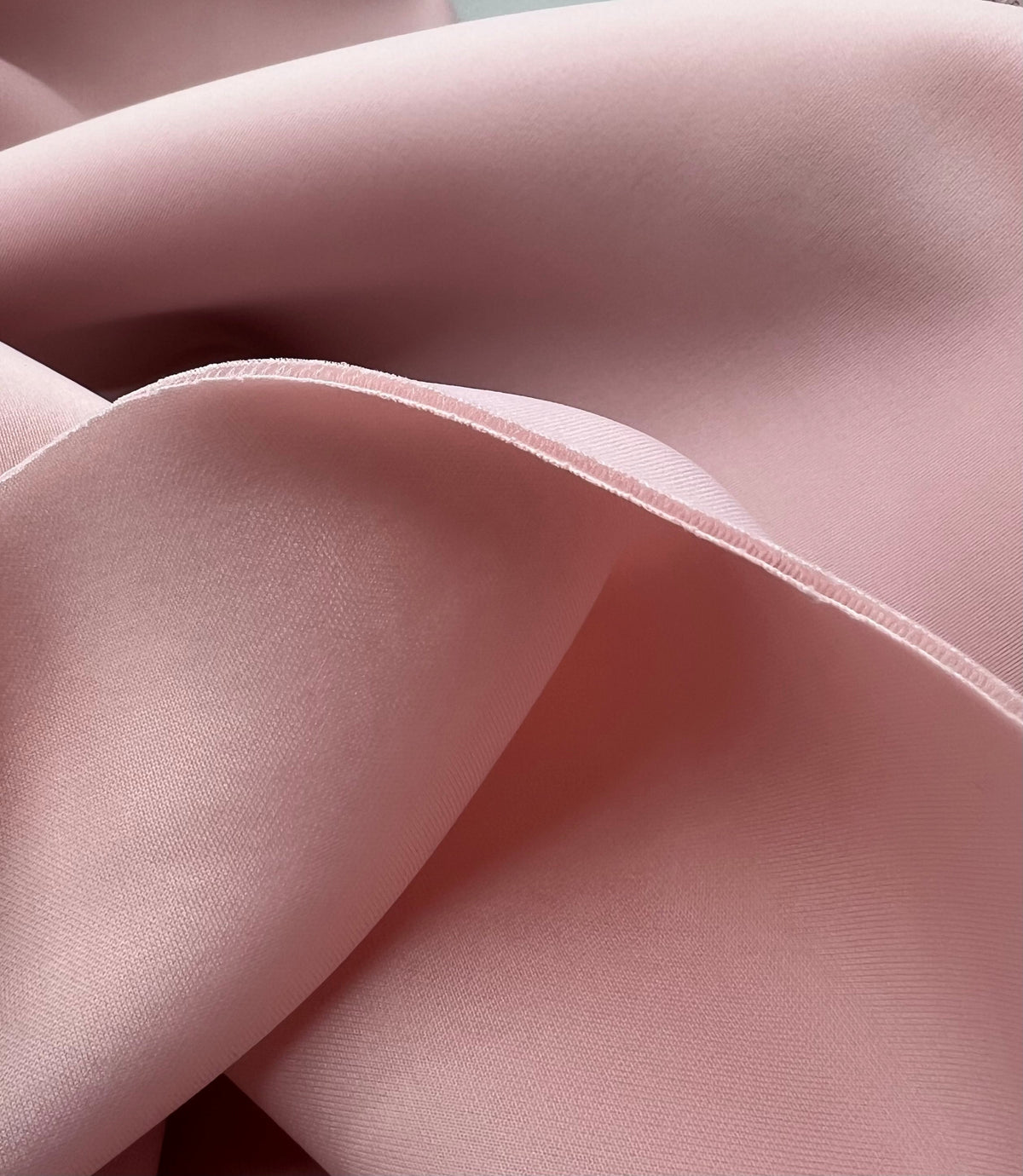 Plain Soft Pink Scuba Foam 3D Mono Scuba Stretch Fabric
