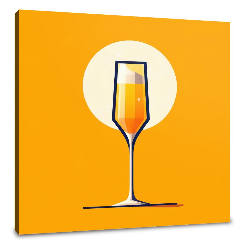 Sunny Mimosa Canvas