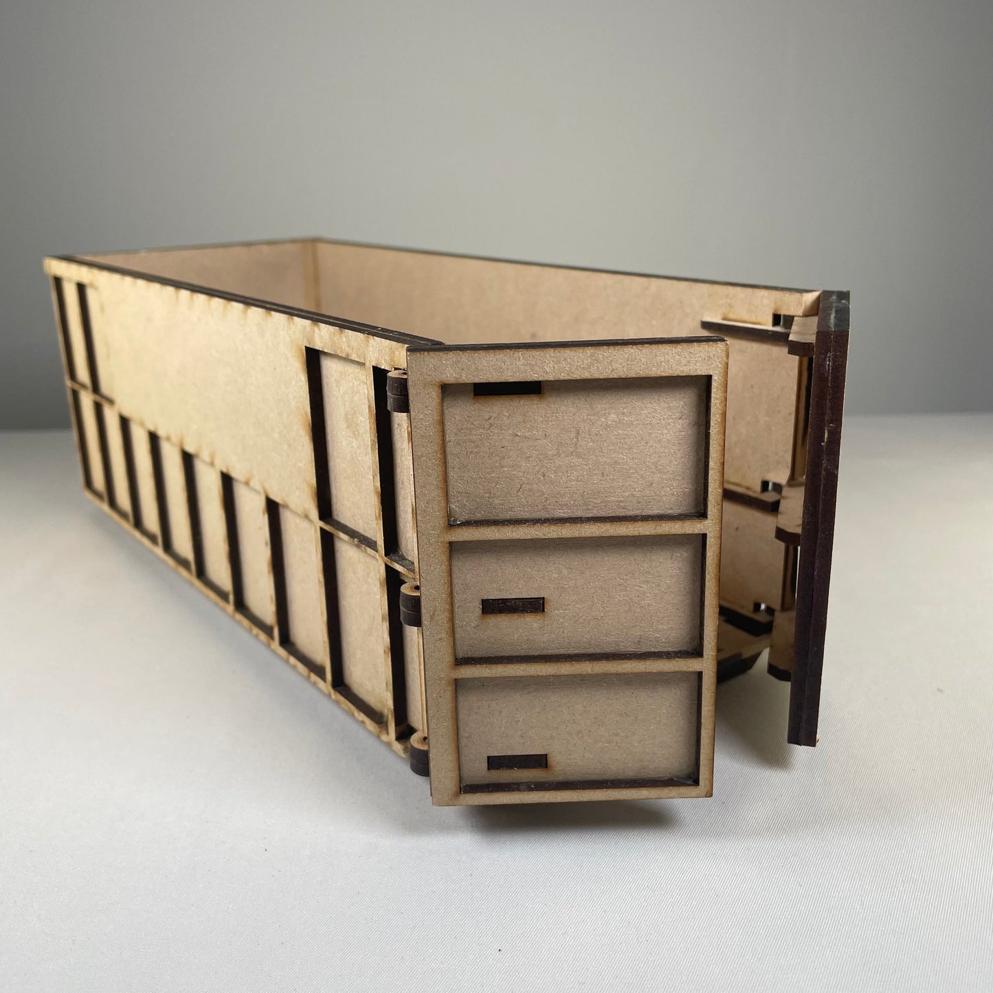 Roll-on / Roll-off Skip (RORO) - Flatpack Model Kit By Curious Rabbit ®