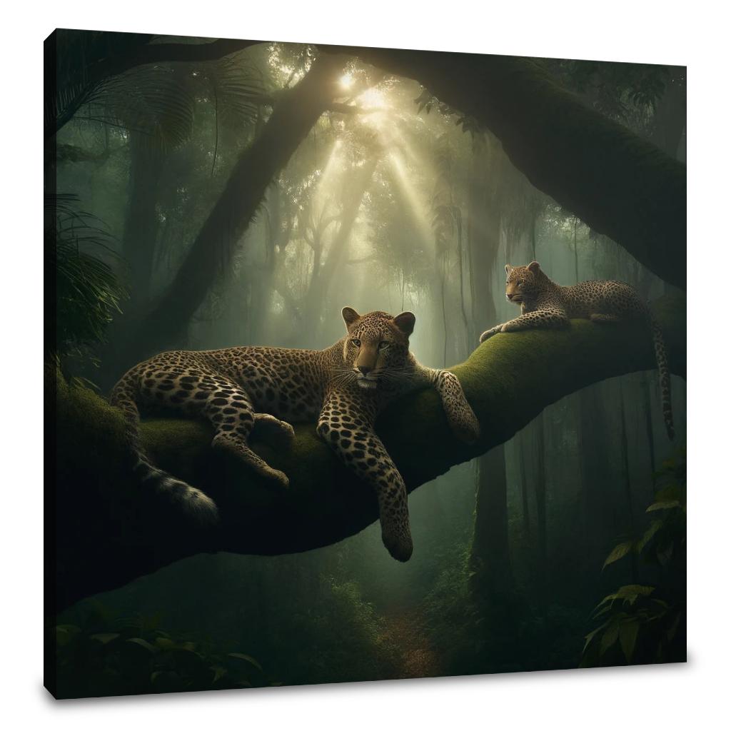 Jungle Leopards Canvas