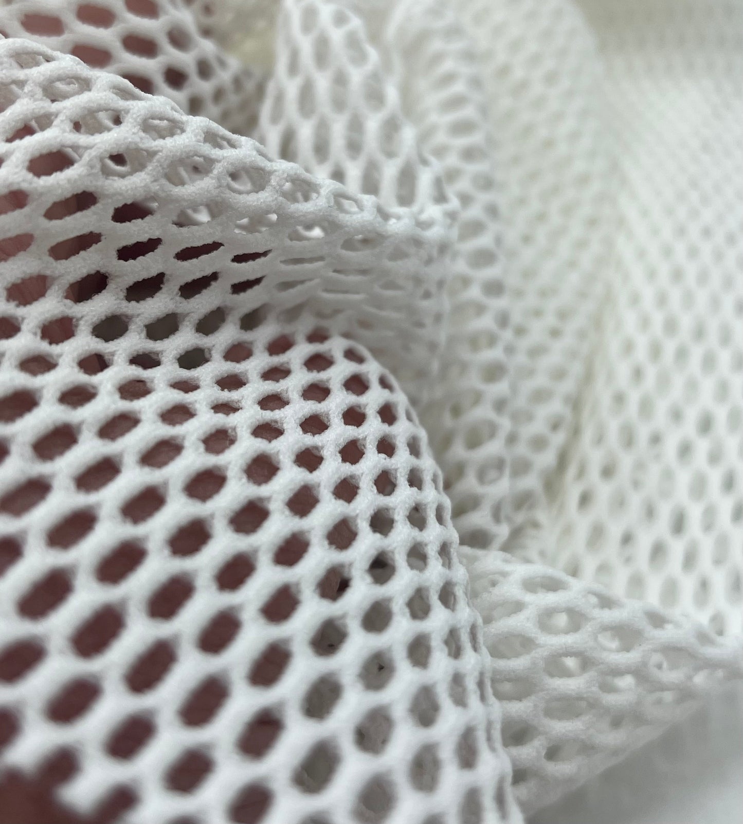 Ivory Fishnet Net 4 Way Stretch Fabric