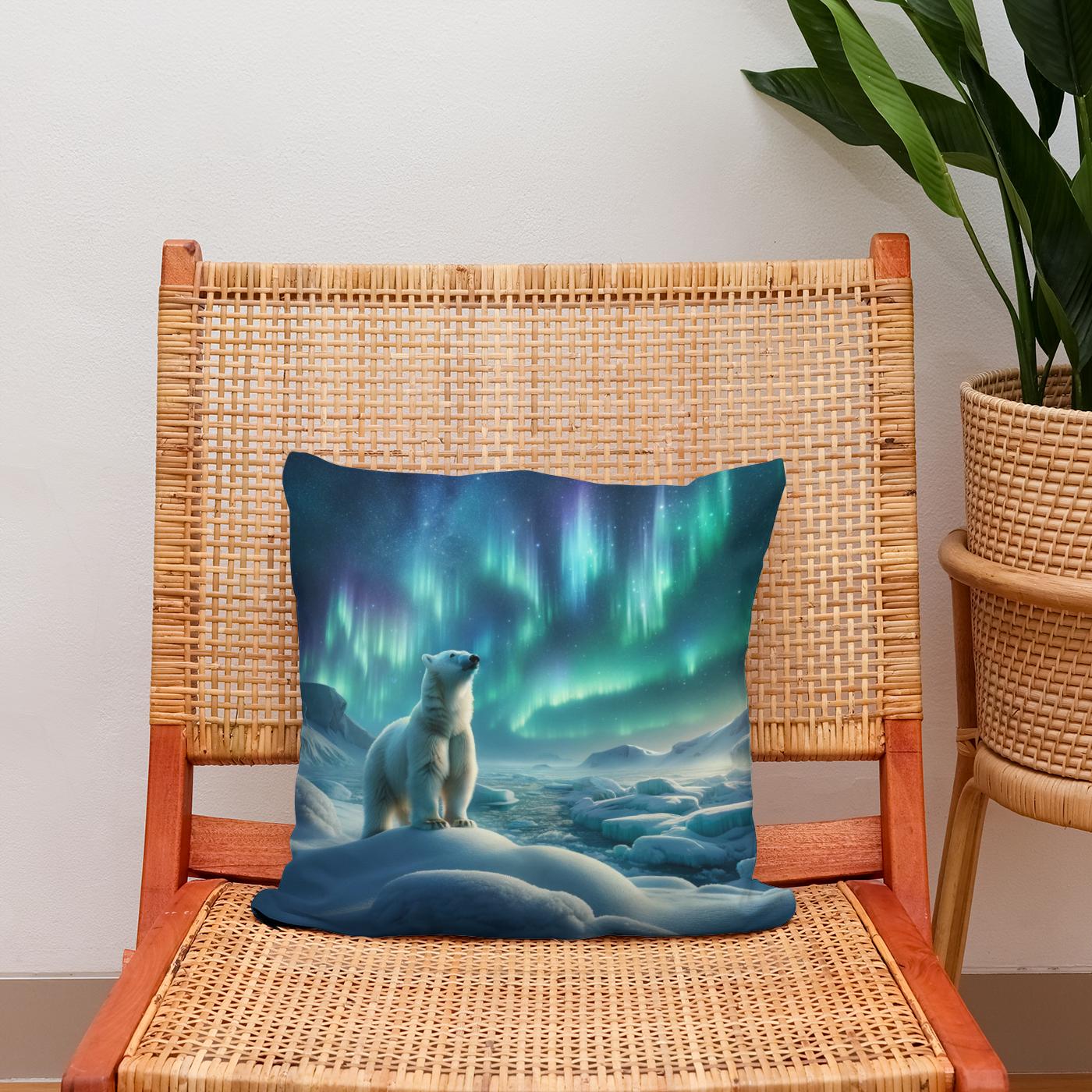 Arctic Majesty Cotton Cushion
