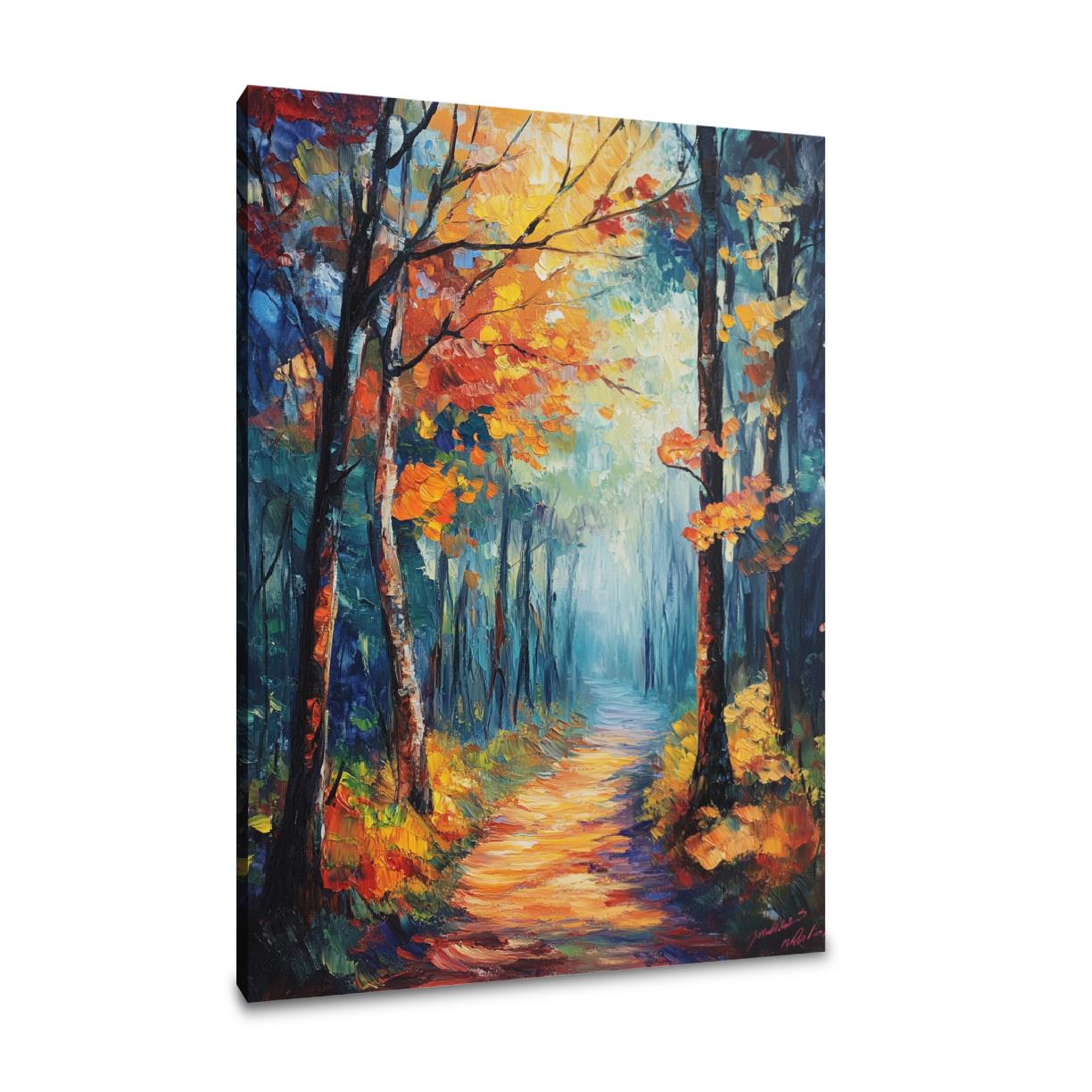 Enchanted Woodland Path Canvas