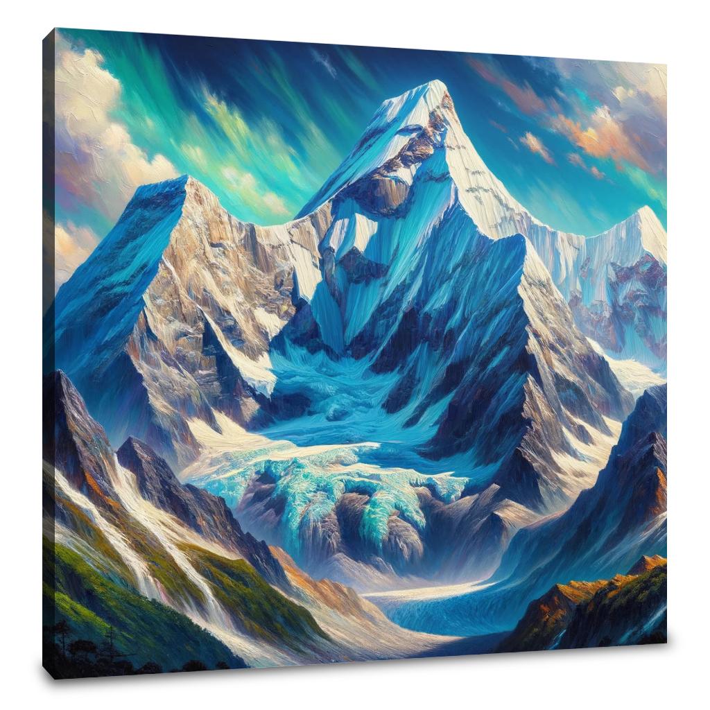 Ama Dablam Vivid Canvas