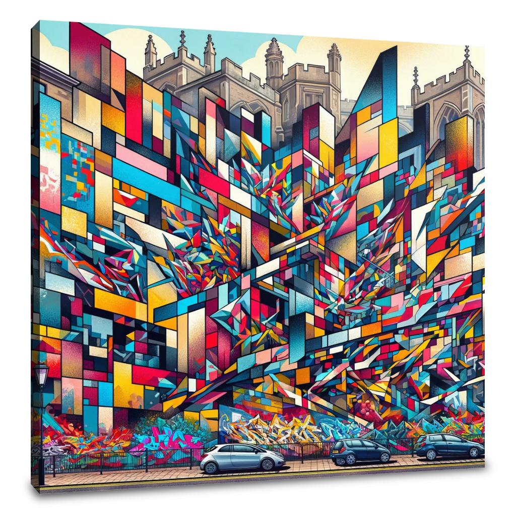 Bristol Cubist Streets Canvas