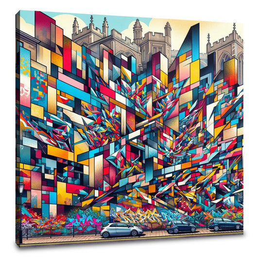 Bristol Cubist Streets Canvas