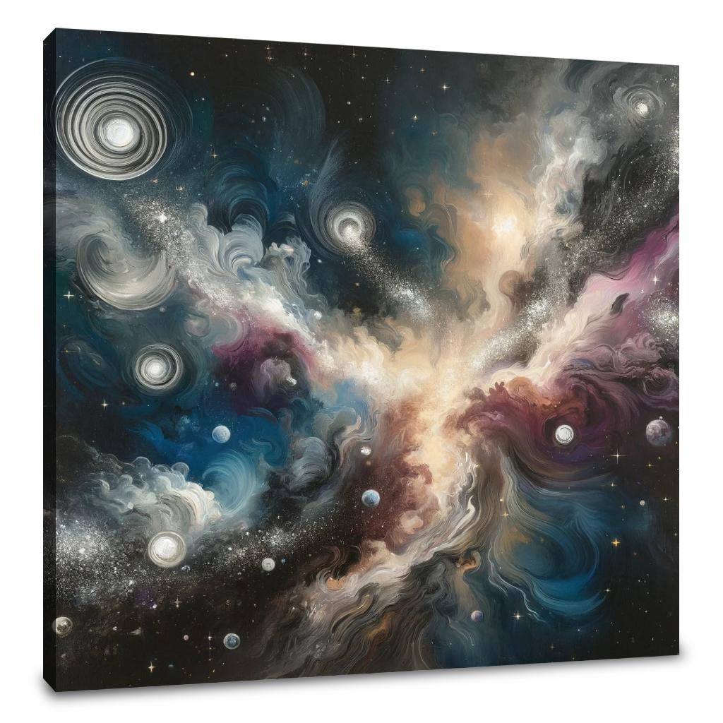 Galactic Whirl Canvas