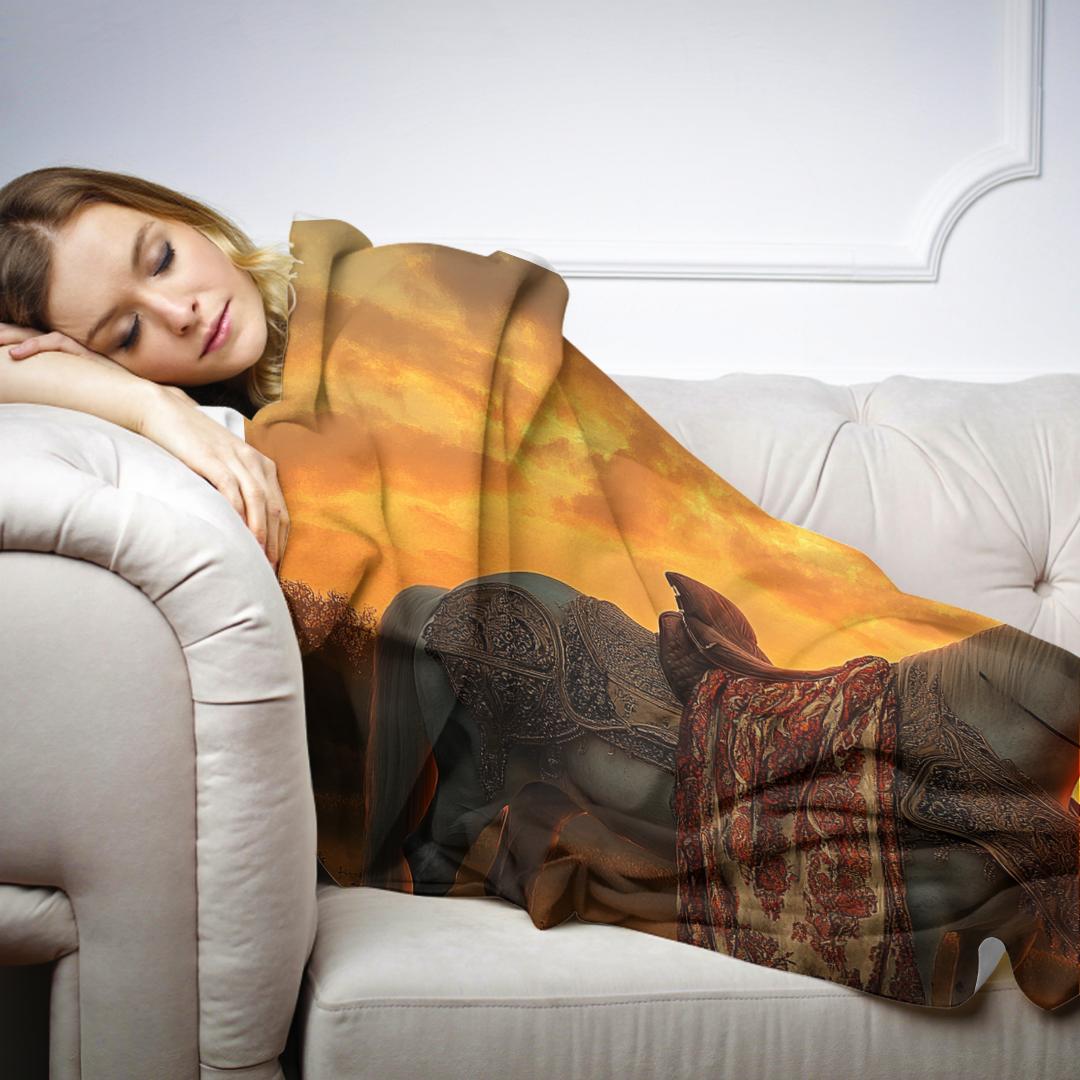 Regal Equine Sunset Blanket