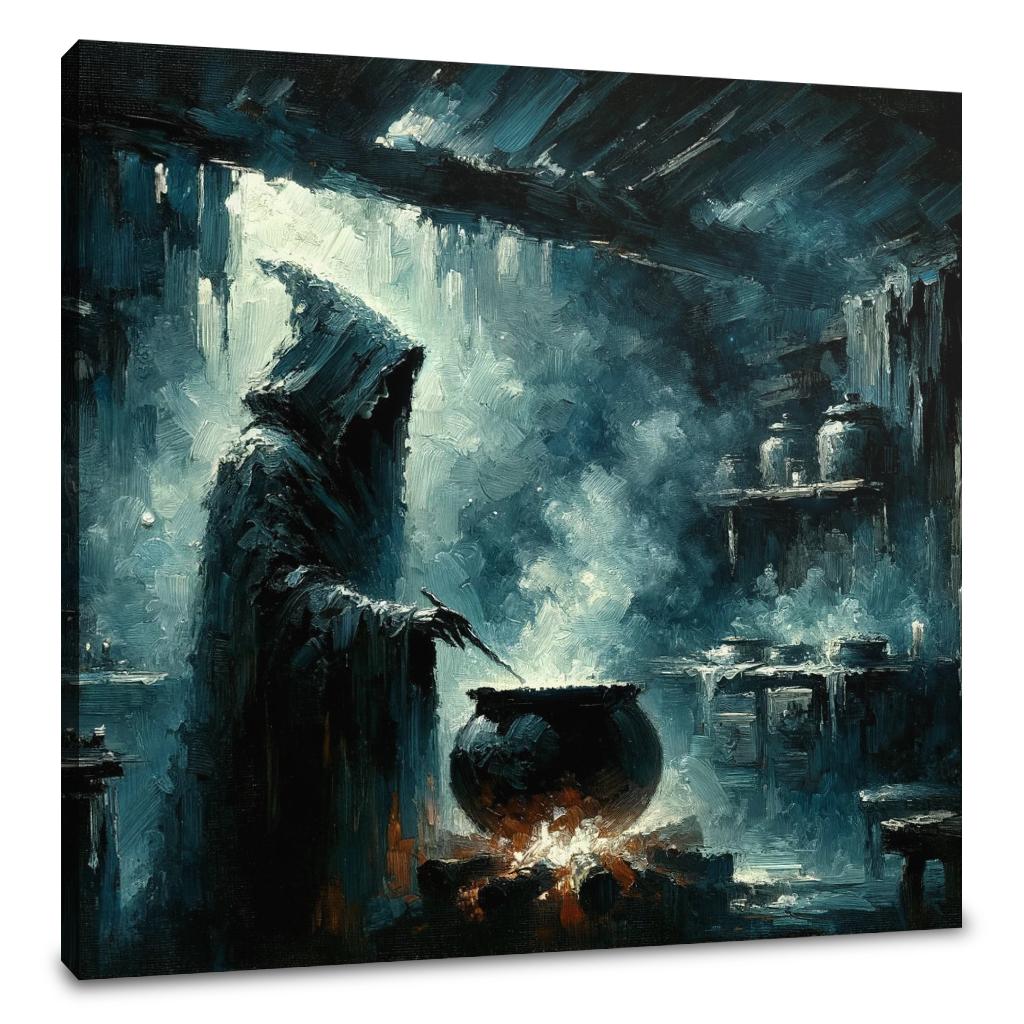 Arcane Brew Witch Canvas