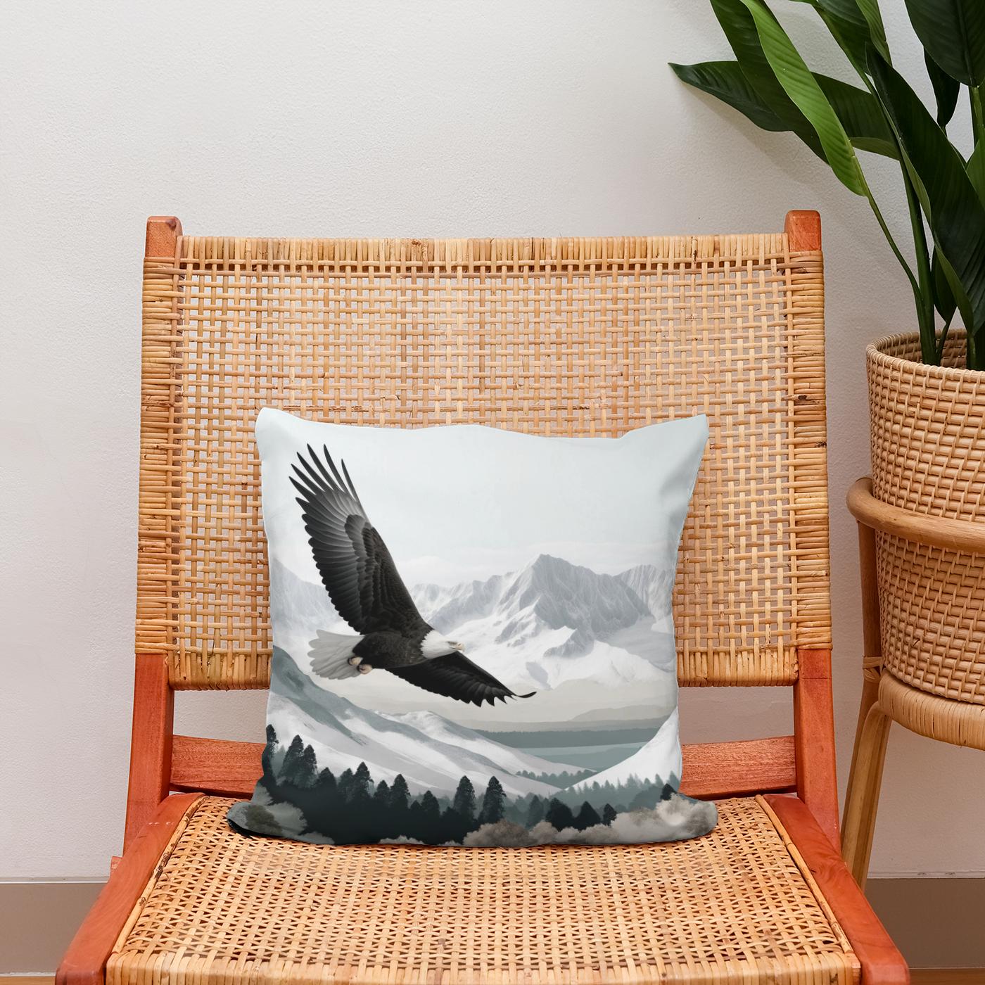 Mountain Majesty Cotton Cushion