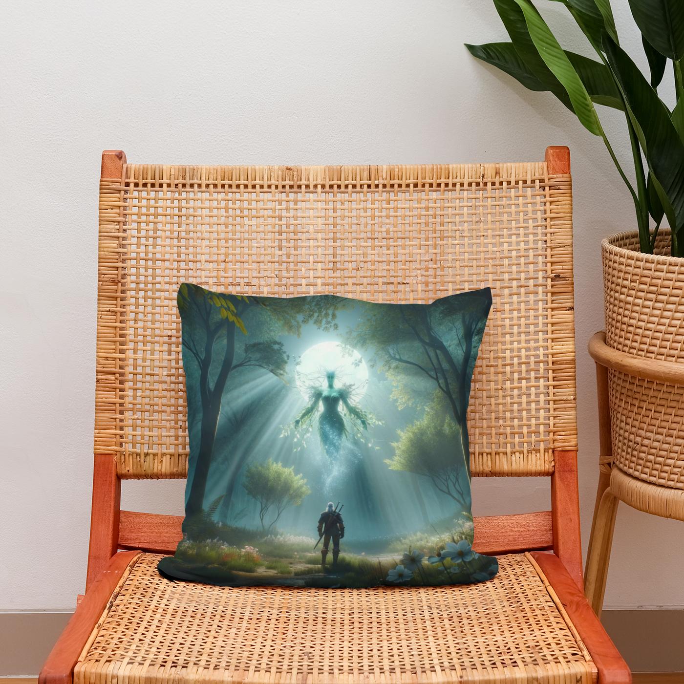 Moonlit Spirit Cotton Cushion