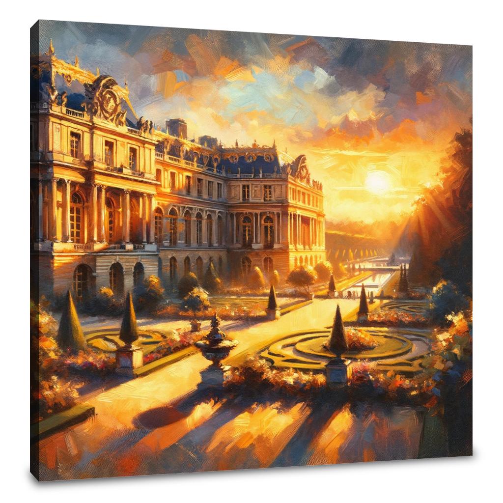 Versailles' Golden Aura Paris Canvas